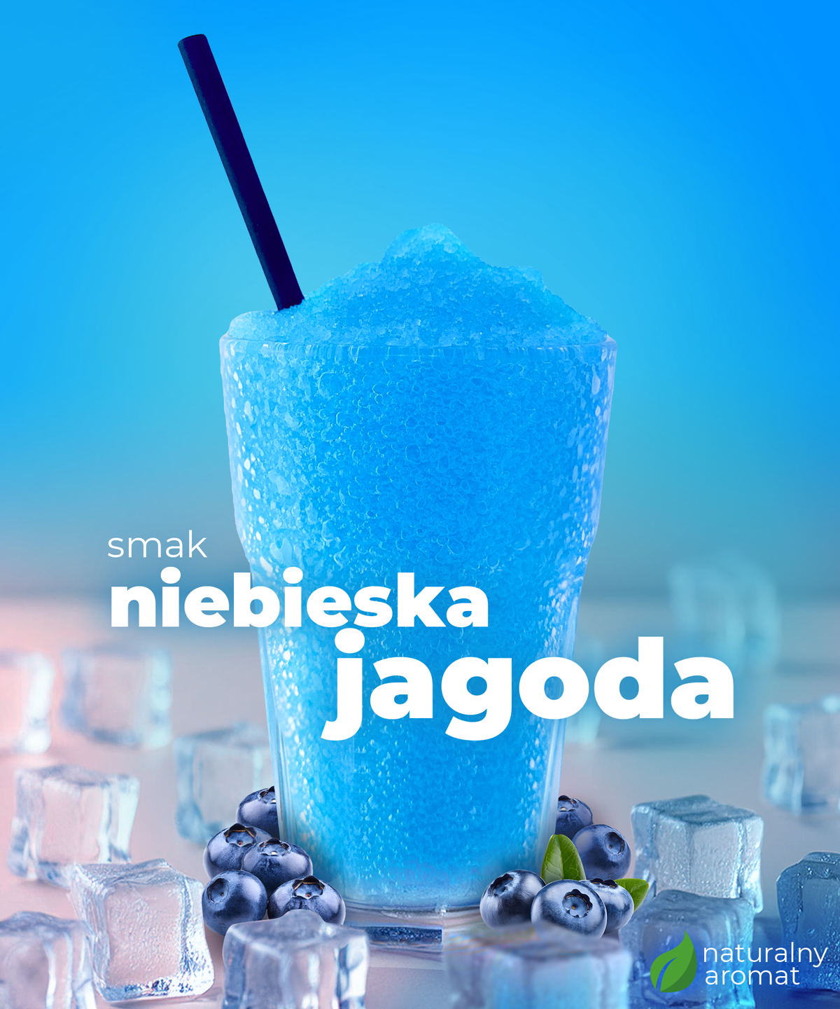 Granita Powder with Blueberry Flavor