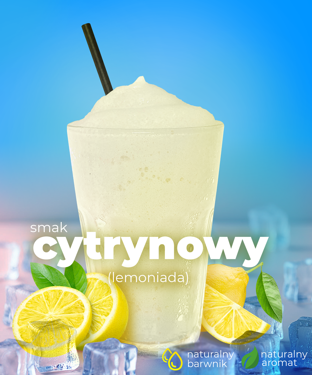 Granita w proszku o smaku cytrynowym