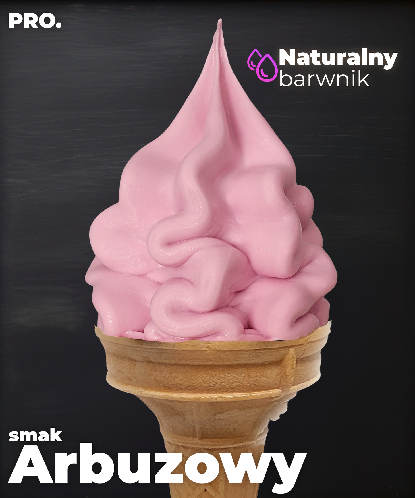 Lody o smaku arbuzowym - PRO.