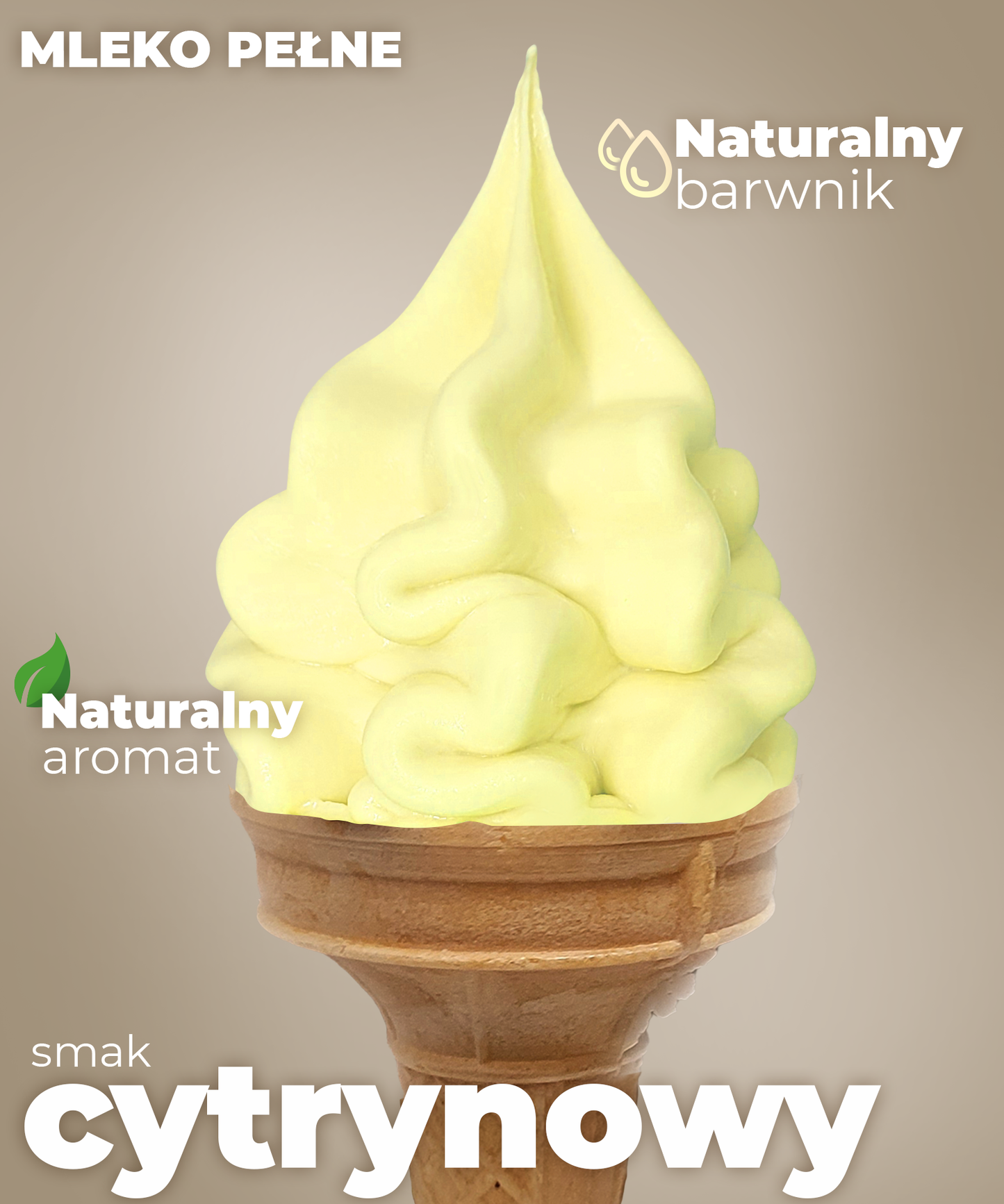 Lody o smaku cytrynowym - Premium