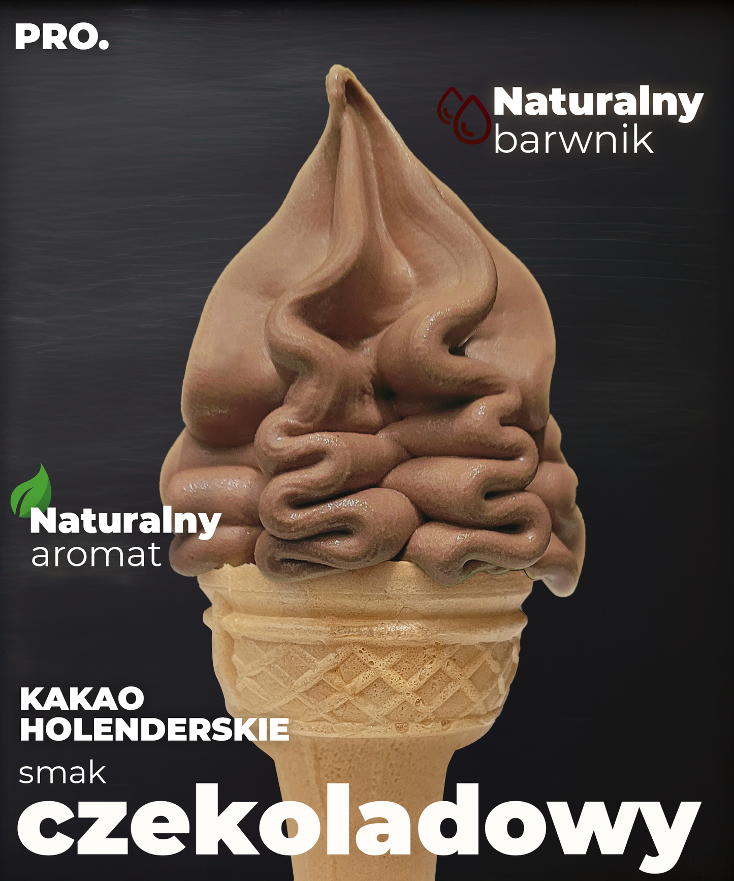 Lody o smaku czekoladowym - PRO.