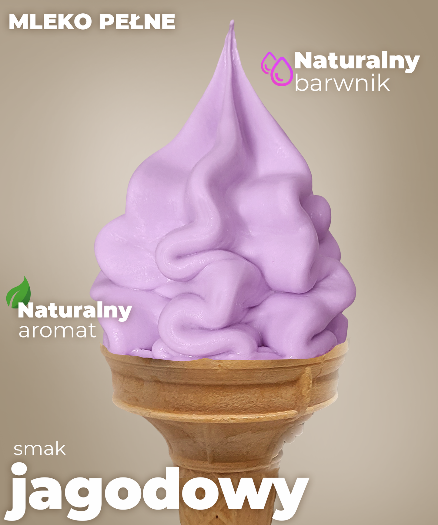 Lody o smaku jagodowym - Premium