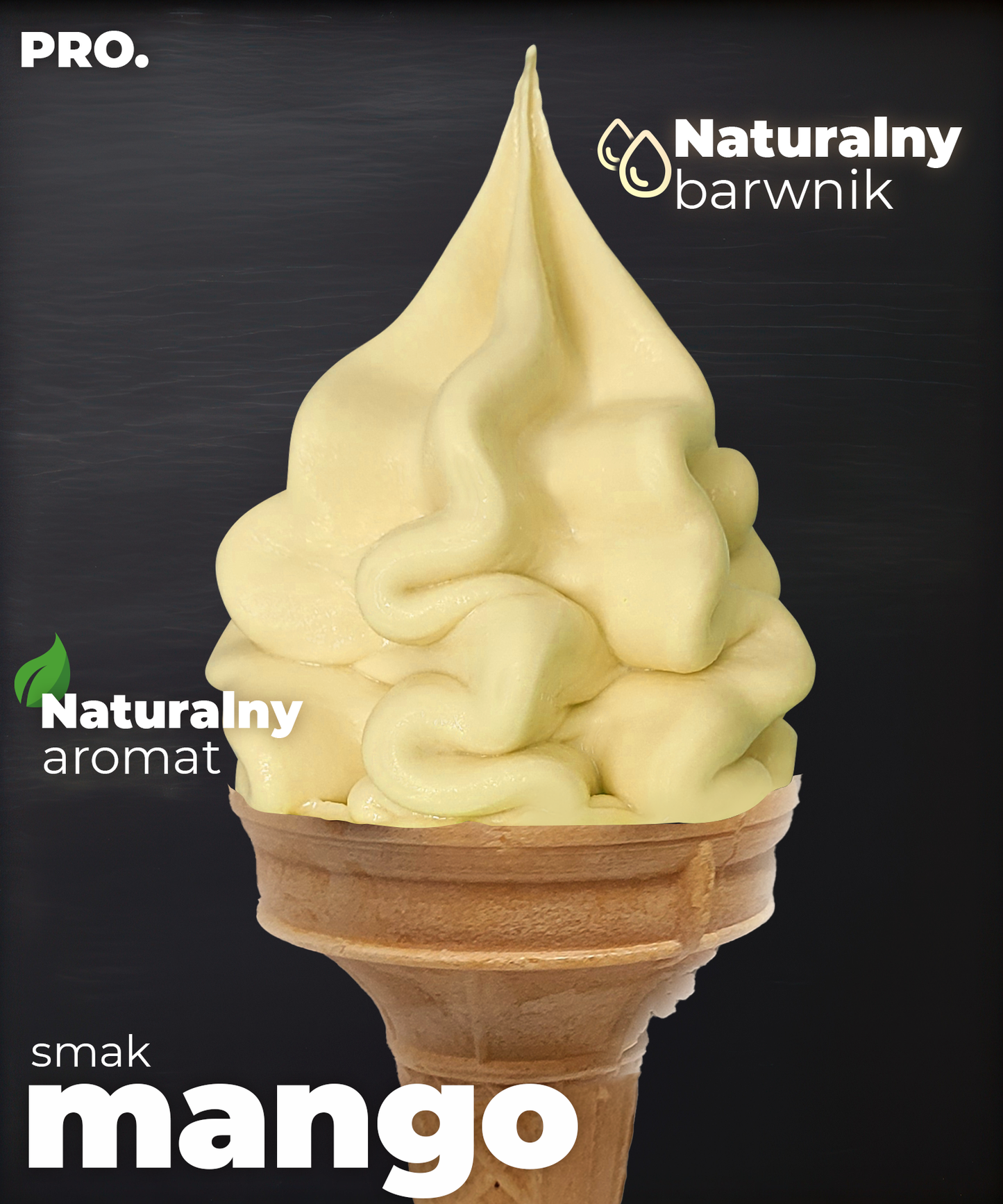 Lody o smaku mango - PRO.