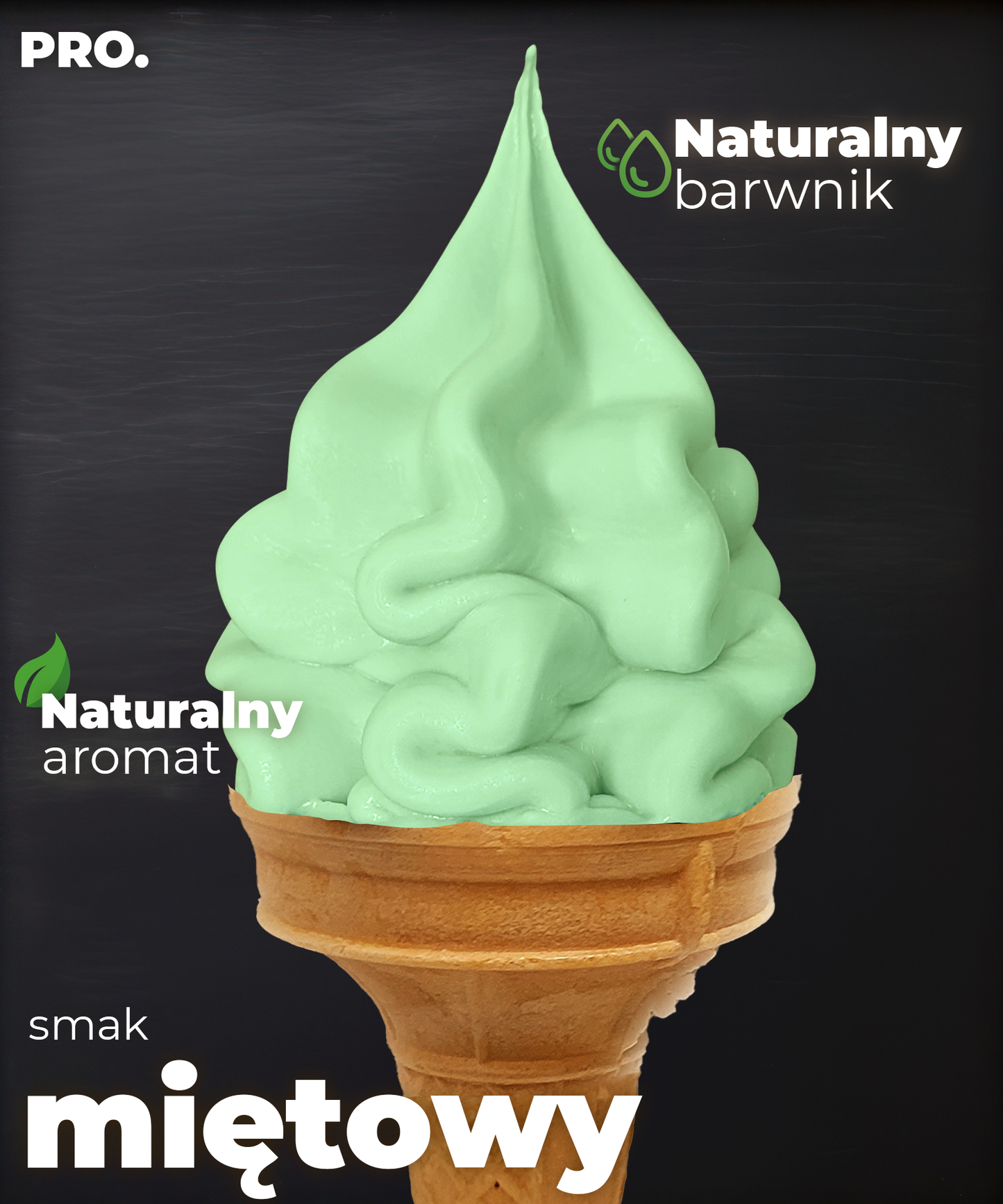 Lody o smaku miętowym - PRO.