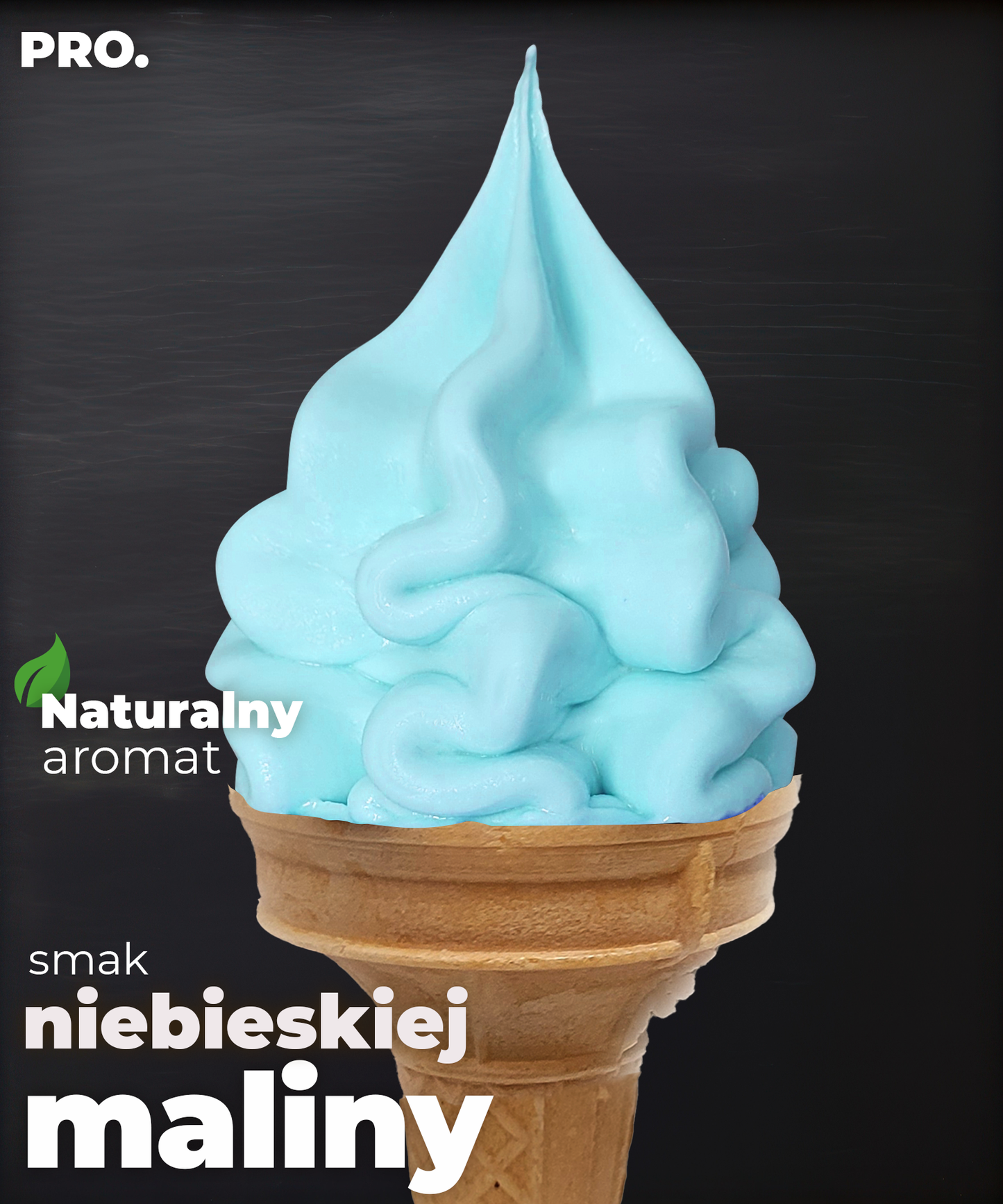 Lody o smaku niebieskiej maliny - PRO.