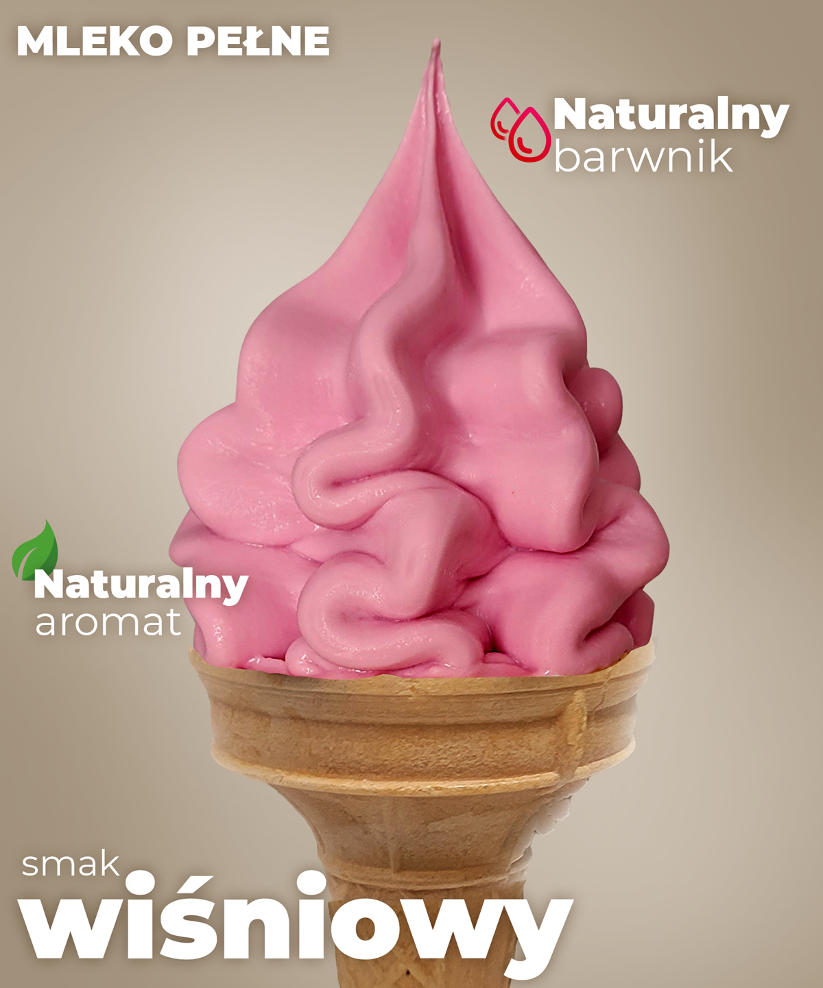 Lody o smaku wiśniowym - Premium