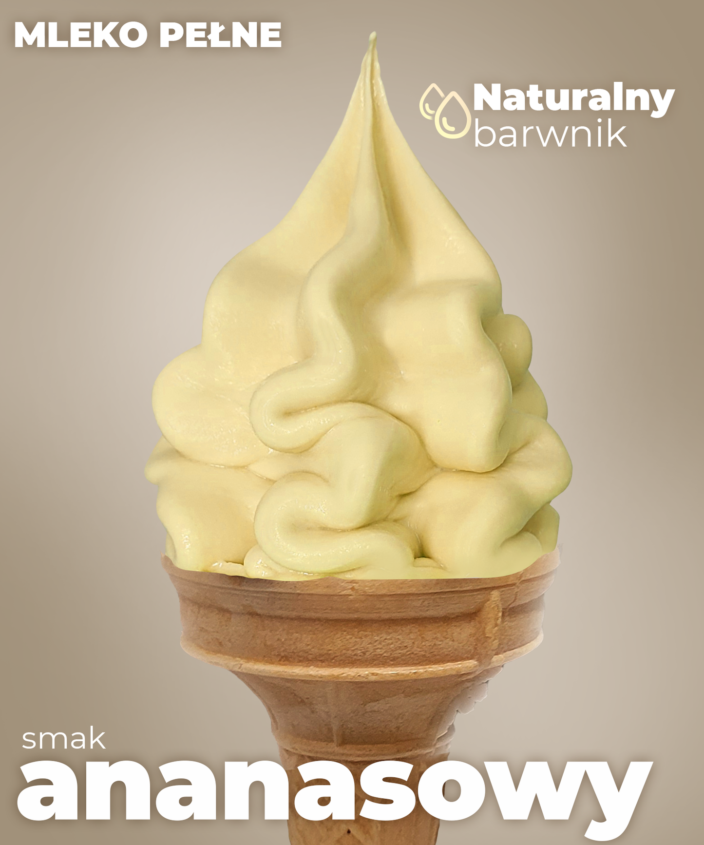 Lody o smaku ananasowym - Premium