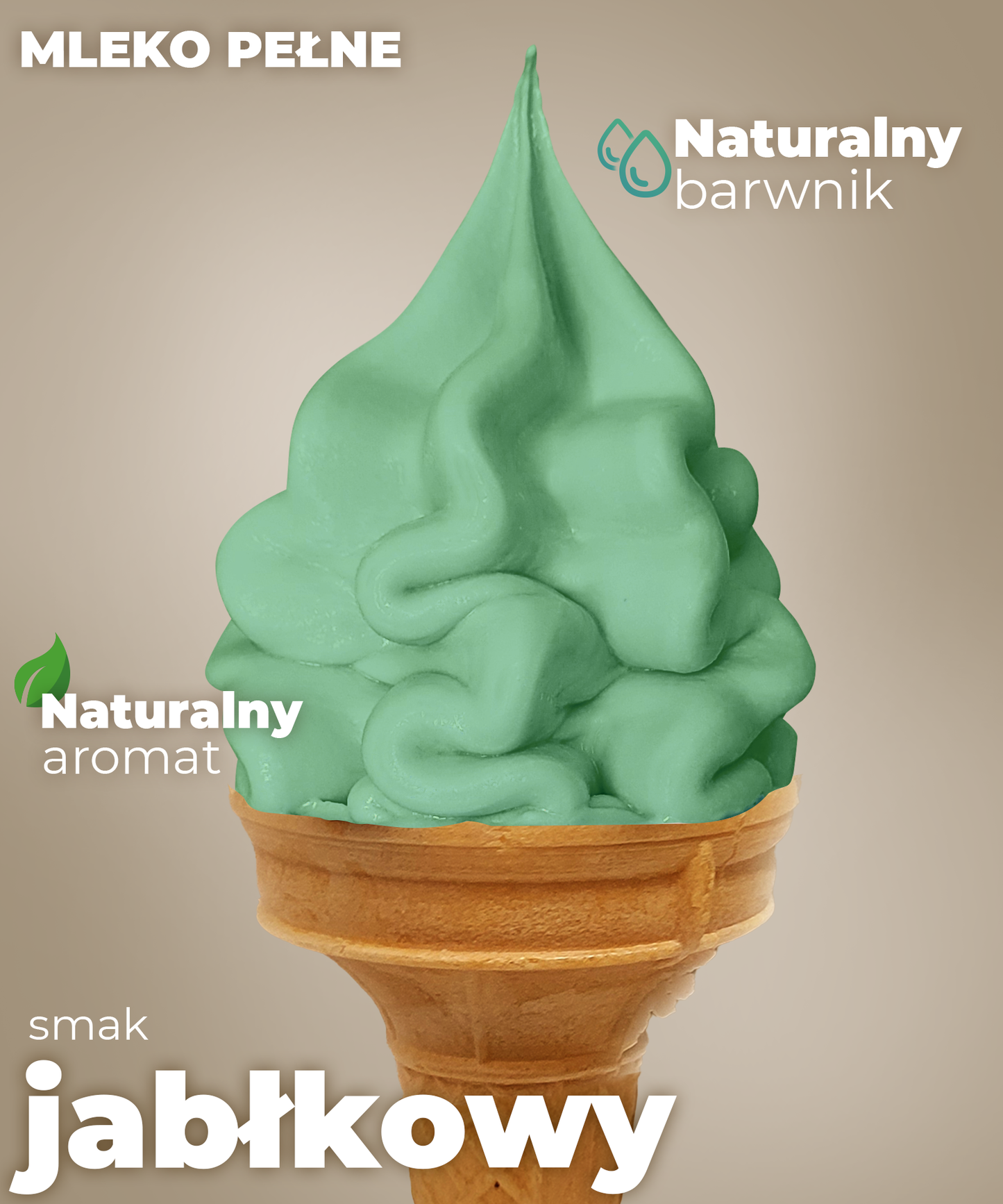 Lody o smaku jabłkowym - Premium