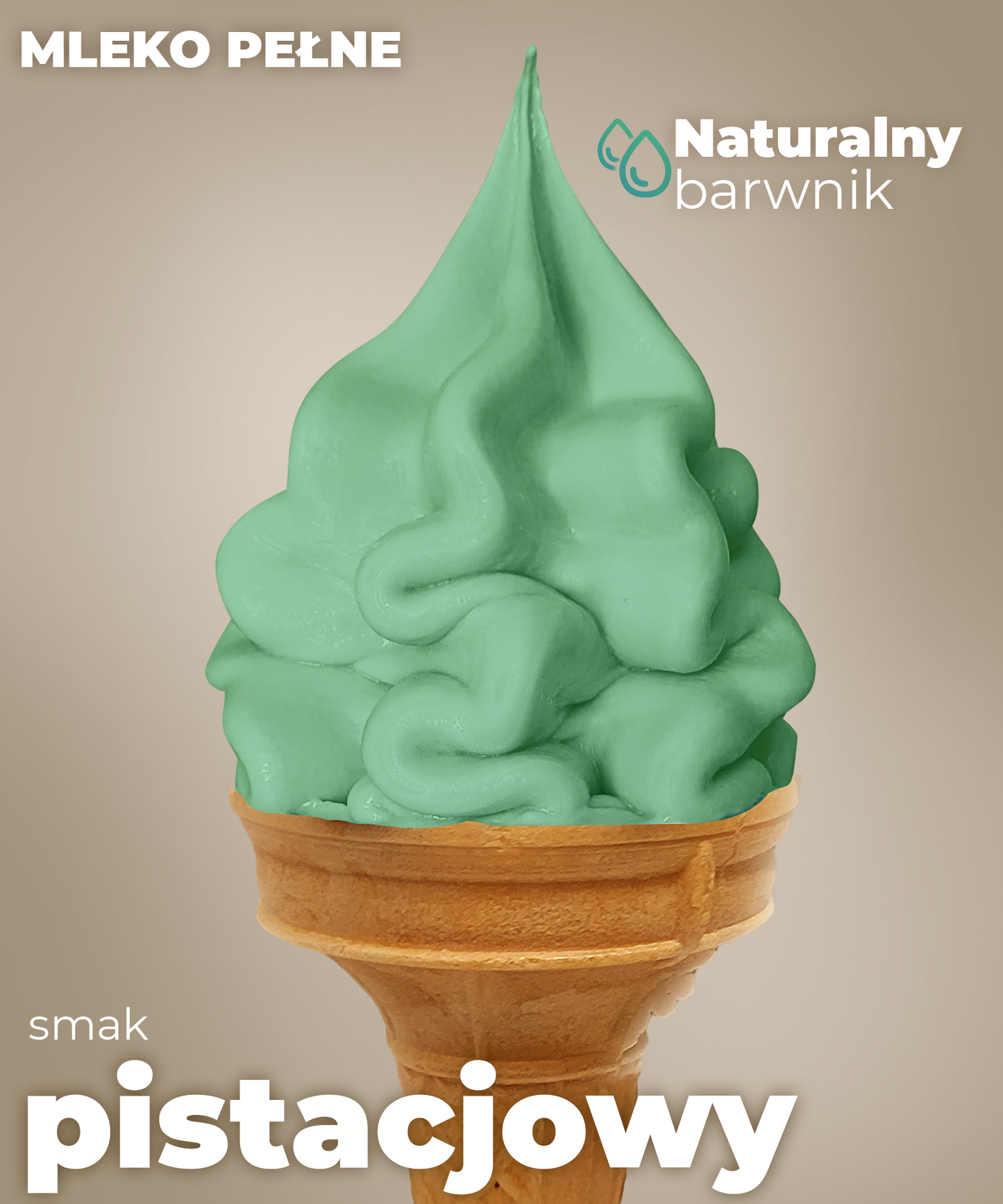 Lody o smaku pistacjowym - Premium